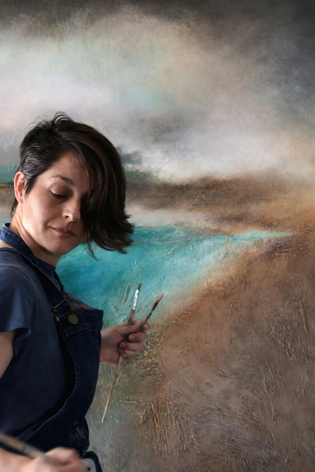 Obra de Anaí Martínez-Mont en un espacio interior.