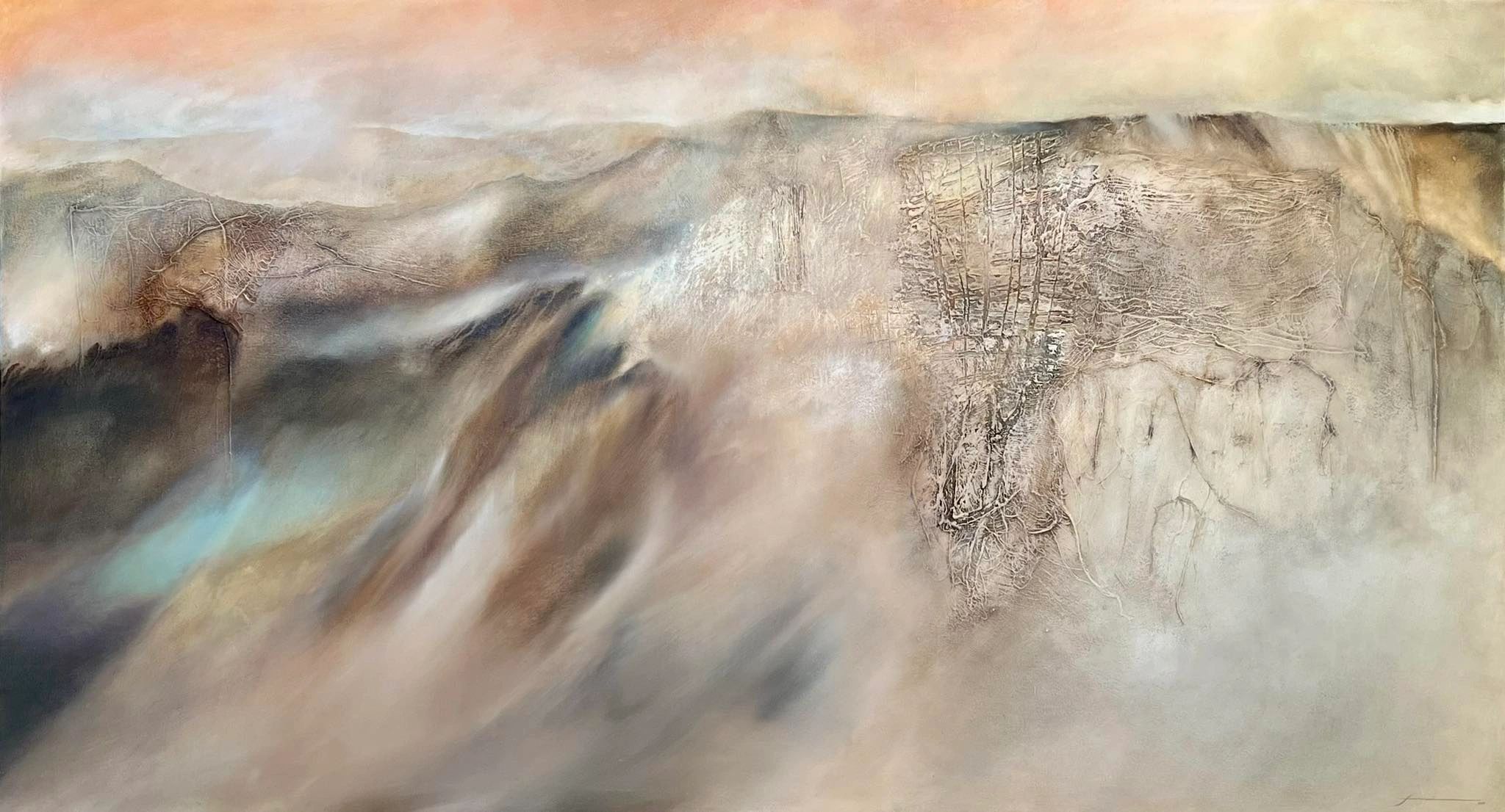 Detalle de una obra de Anaí Martínez-Mont.